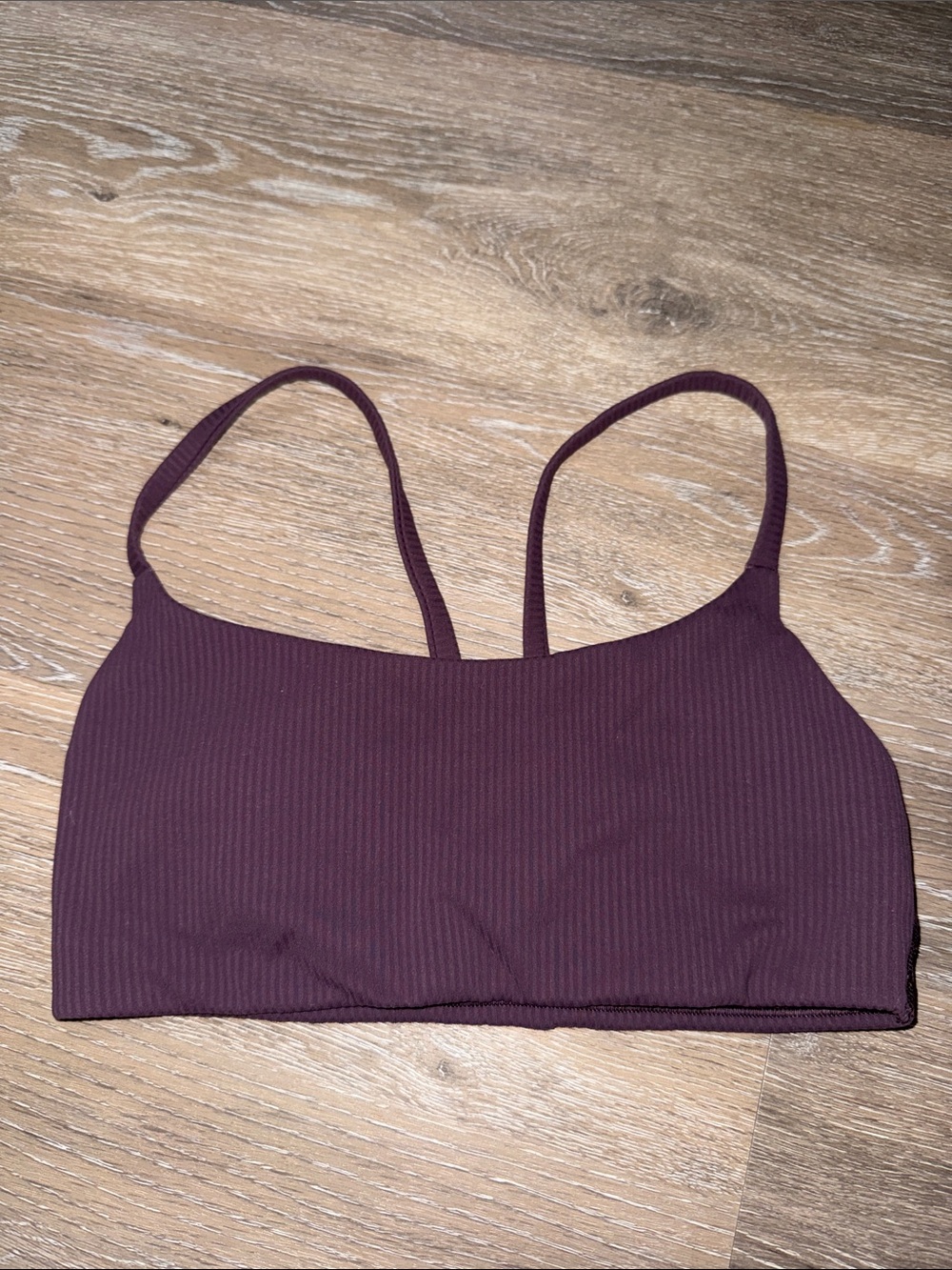lululemon athletica Ribbed Bralette - Plum